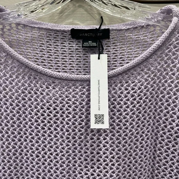 NWT Sanctuary Open Knit Sweater Size XS - Picture 5 of 6